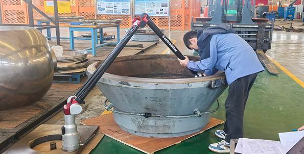 The measurement challenges of large-sized valve bodies and the solution path of the joint arm