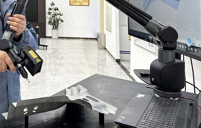 Automobile sheet metal part scanning
